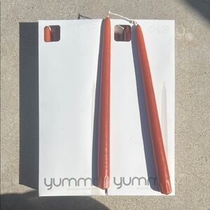 Yummi Red Taper Candles